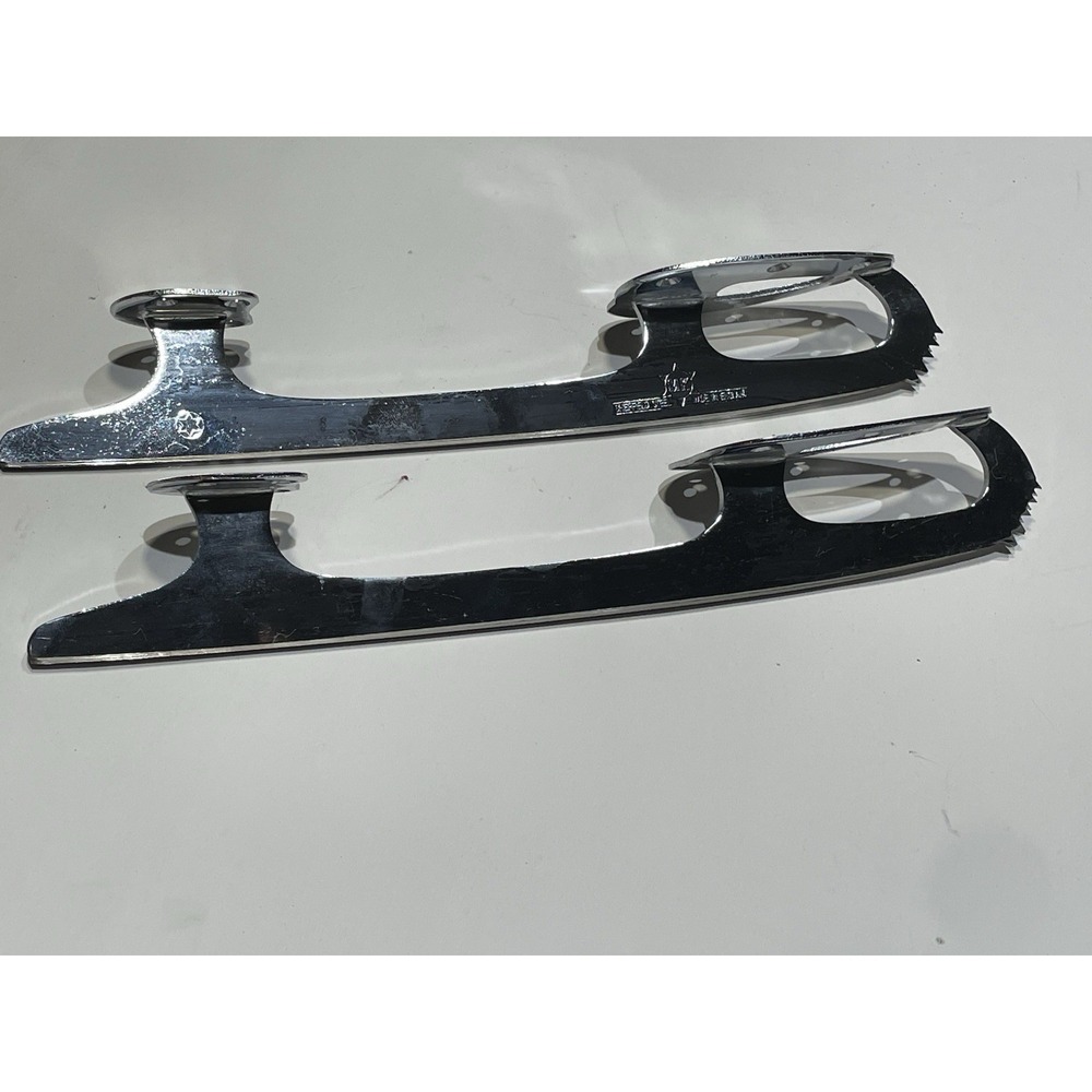Vintage MK Professional Figure Skating Blades Size 9 Sheffield Steel England